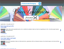 Tablet Screenshot of doceslembrancas.net